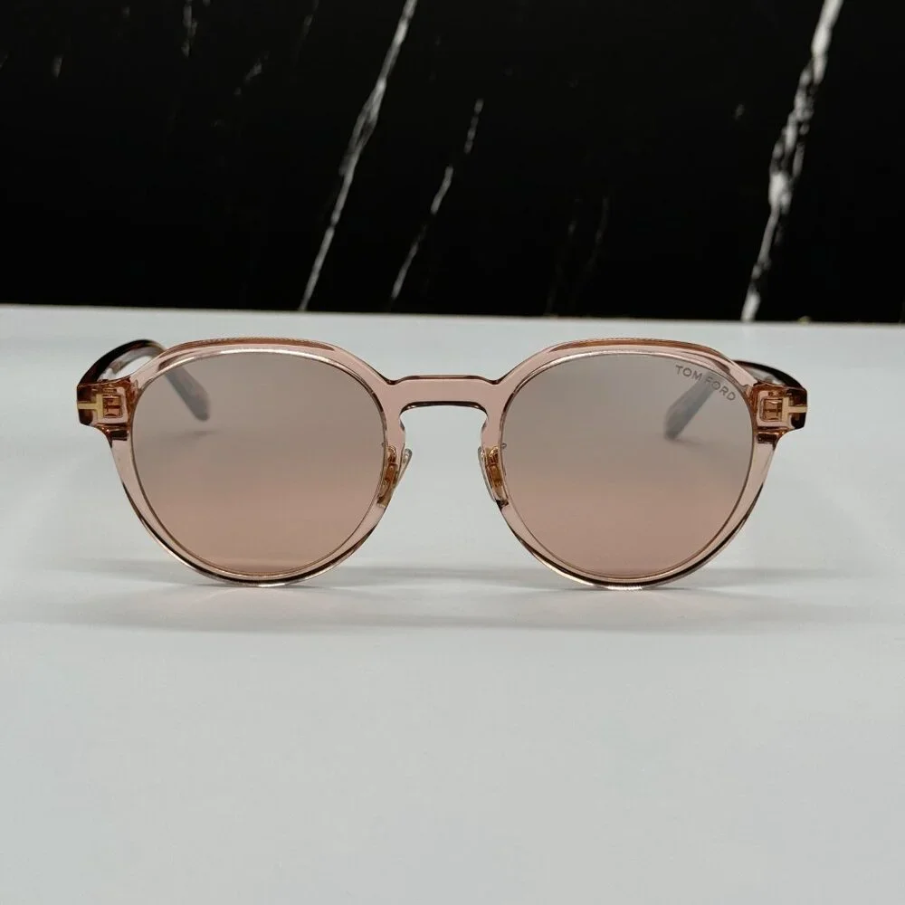 NEW TOM FORD TF974/K 74Z WOMEN ROUND PINK SUNGLASSES TOM FORD - Picture 3 of 9